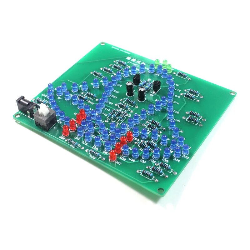 DIY 전자 키트 실험실 스윙 벨 흔들리는 윈드벨 재미있는 전자 DIY 키트 95 led 바람 벨 5V 9V [DIY-52]