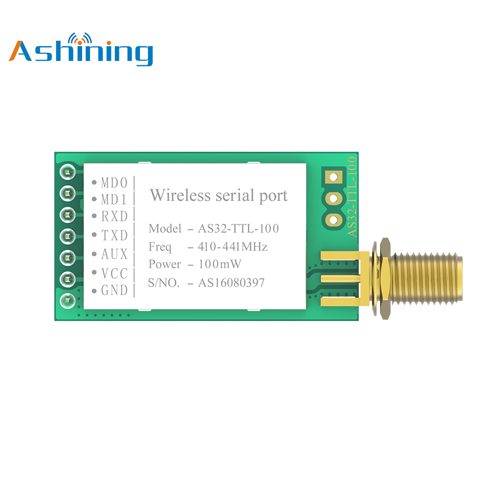 저전력 IOT 수량계 장거리 433mhz rf 송신기 및 수신기 모듈 AS32-TTL-100 [Ashining-52]