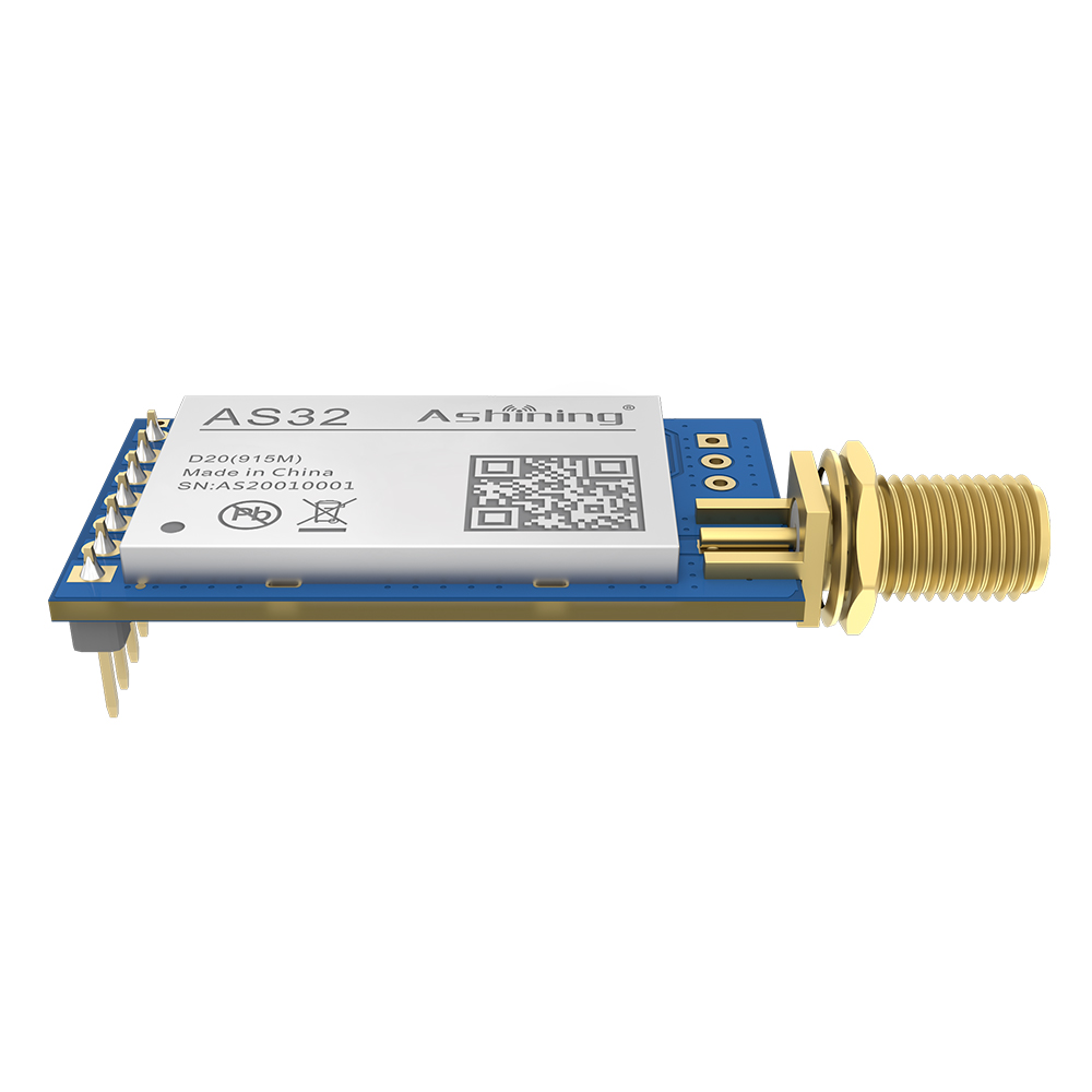 Lora 무선 모듈 sx1262 915MHz LoRa 송신기 수신기 모듈 lorawan uart AS32-D20(915M) [Ashining-54]