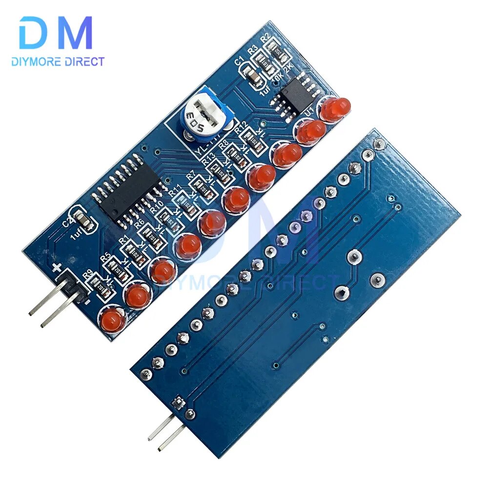 스마트 전자 키트 NE555+CD4017 가벼운 물 흐르는 빛 LED 모듈 DIY 키트 어린이용 전자 이론 배우기 [DIY-76]