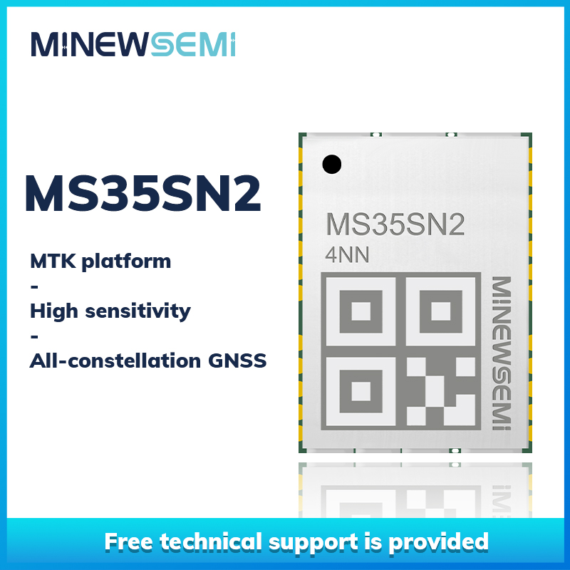 Uart to MCU MS35SN2 GPS 모듈 다중 별자리 비난 GNSS 모듈 GNSS IoT 모듈 [Minewsemi-73]