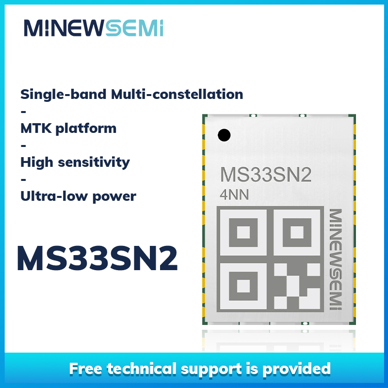 소형 정확한 포지셔닝 단 하나 밴드 다 별자리-165dBm BDS GLONASS GALILEO QZSS GPS 추적 단위 MS33SN2 [Minewsemi-74]