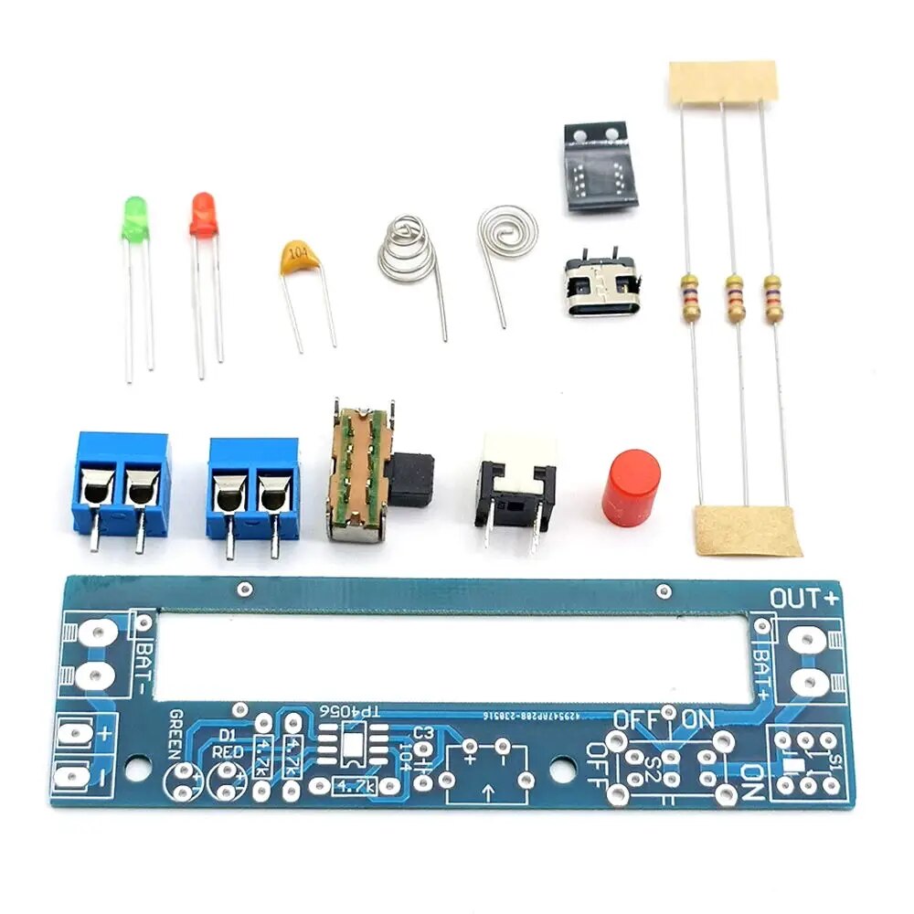 리튬 배터리 충전기 모듈 충전 보드 DIY 충전 뱅크 USB 충전기 모듈 C타입 USB DC 3.7V 18650 TP4056 [DIY-81]