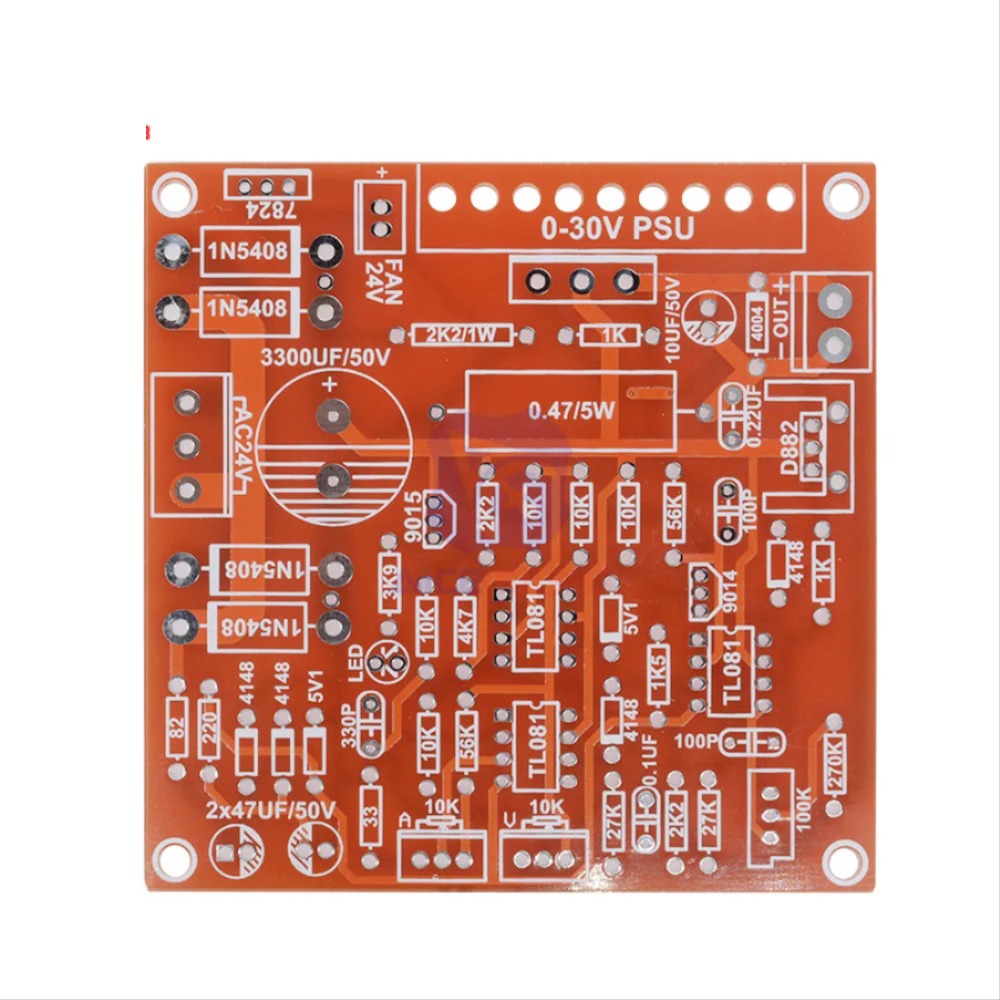 DIY 키트 DC 0-30V 2mA-3A 조정 가능한 DC 조정 전원 공급 장치 모듈 arduino용 단락 전류 제한 보호 [DIY-107]