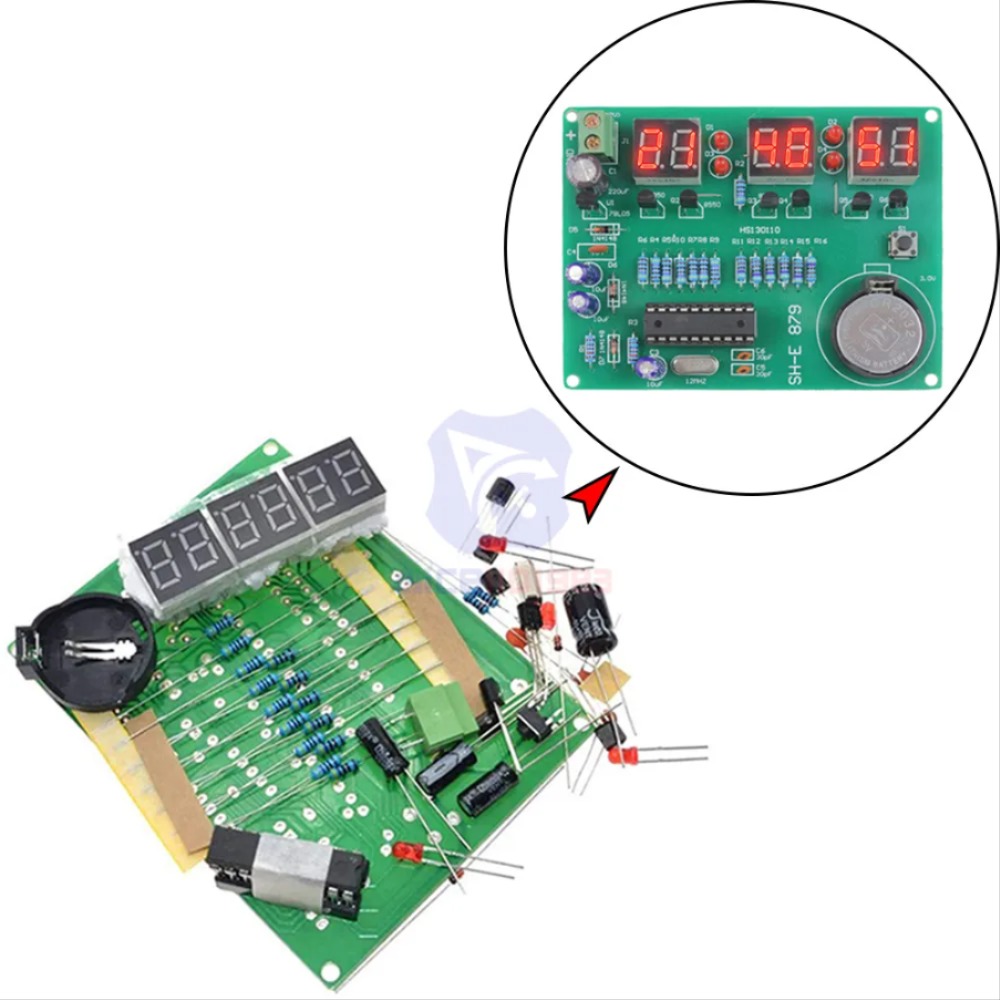Diymore AT89C2051 6 디지털 LED 시계 부품 전자 부품 스위트 DIY 키트 DC 6-12V [DIY-108]