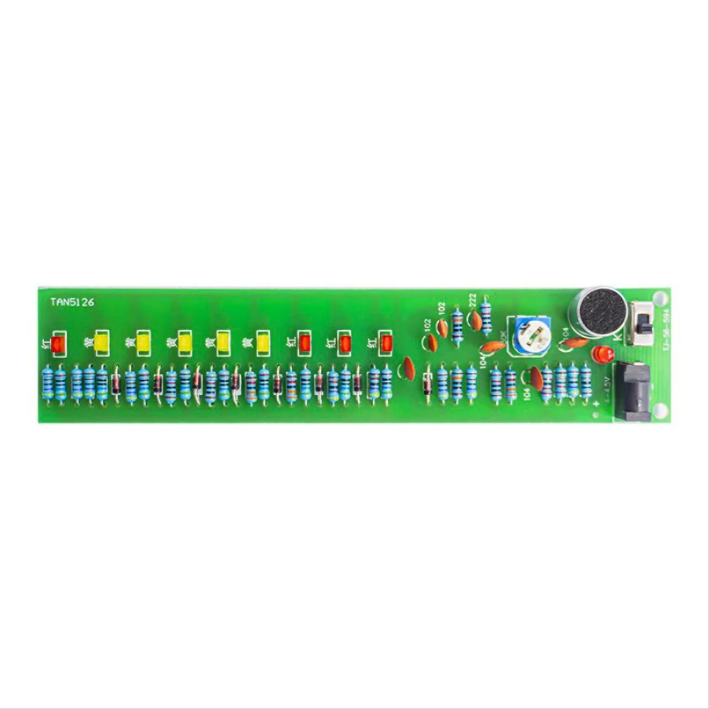 9 레벨 오디오 레벨 발광 컬럼 키트 음성 제어 음악 리듬 LED 멜로디 라이트 DIY 전자 생산 [DIY-127]
