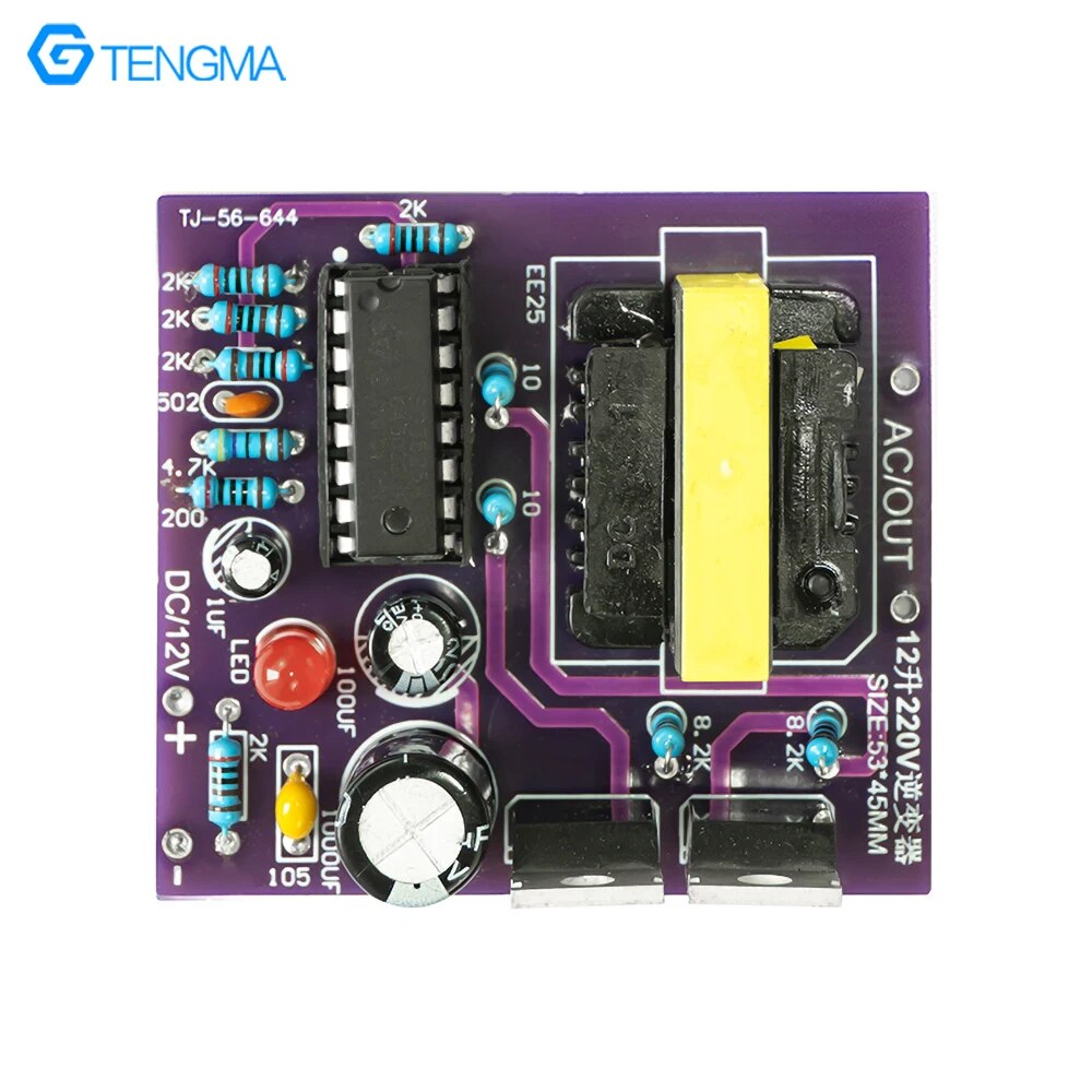 전원 어셈블리 인버터 용접 키트 SG3525 회로 기판 용접 DIY 전자 생산 12V 리터 220V [DIY-140]