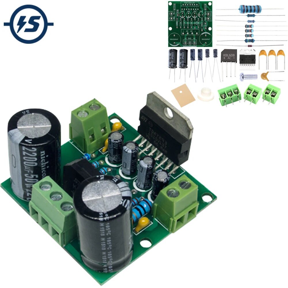 모노 앰프 보드 DIY 전자 키트 TDA7293 7294 서브우퍼 고전력 모듈 납땜 프로젝트 연습 세트 부품 용접 [DIY-227]