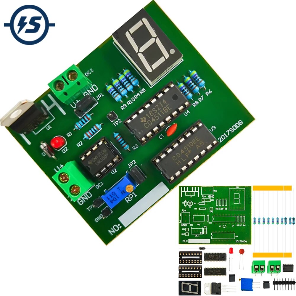 DIY 카운터 전자 키트 납땜 프로젝트 연습 세트 부품 용접 훈련 교육 경쟁 DC 5V [DIY-244]
