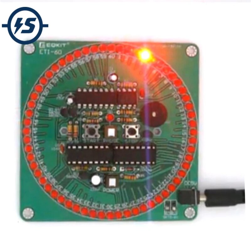 60 초 카운트다운 타이머 DIY 키트 빨간색 스마트 타이밍 알람 전자 부품 및 부품 Electronicos 전자 DIY [DIY-254]