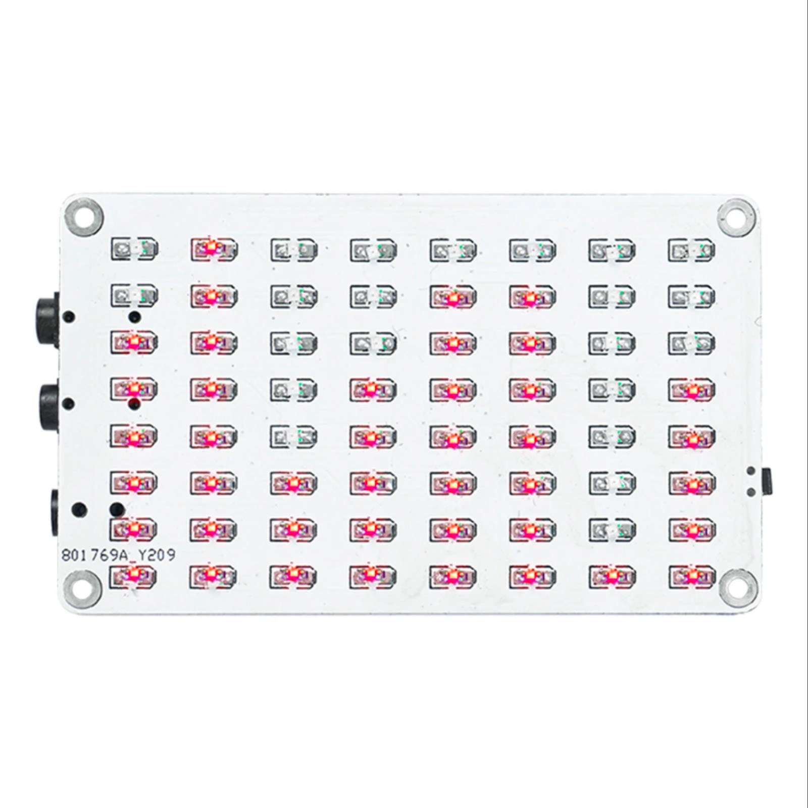 DIY 전자 키트 8X8 도트 매트릭스 음악 스펙트럼 LED 모듈 플리커 라이트 보드 FFT STC 마이크로 컨트롤러 납땜 연습 세트 [DIY-256]
