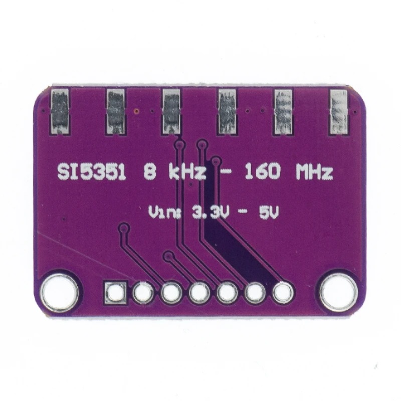 DC 3v-5v si5351 i2c 클럭 생성기 브레이크 아웃 보드 모듈 신호 발생기 클럭 arduino 용 8 khz-160 mhz [ZTR10-01]