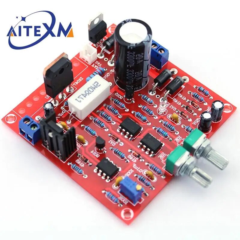 DC 조정 전원 공급 장치 DIY 키트 연속 조정 가능한 전류 제한 보호 전압 조정기 세트 0-30V 2mA-3A [DIY-277]