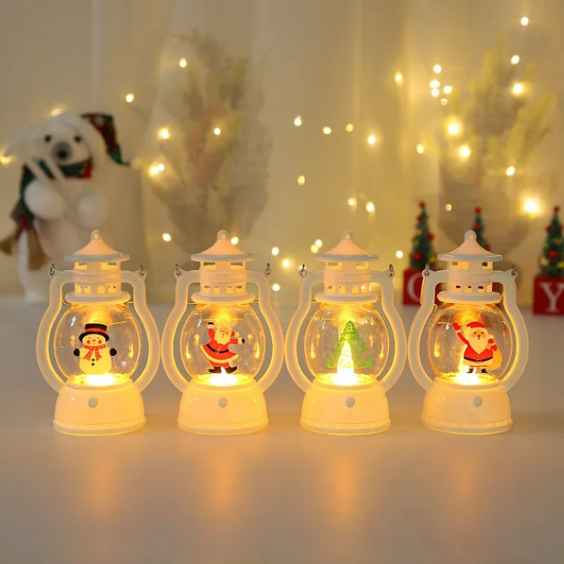LED 크리스마스 장식 조명 바람 램프 산타 클로스 눈사람 Led 빛 메리 크리스마스 조명 선물 크리스마스 장식 (배터리 미포함 ) [ZFB13-18]