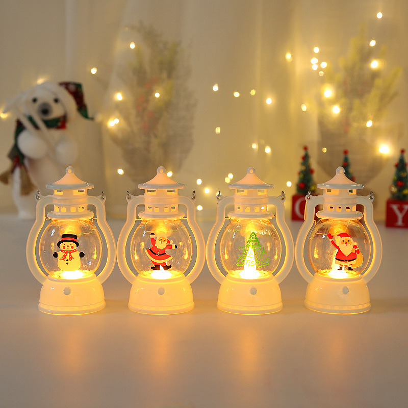 LED 크리스마스 장식 조명 바람 램프 산타 클로스 눈사람 Led 빛 메리 크리스마스 조명 선물 크리스마스 장식 (배터리 미포함 ) [ZFB13-18]