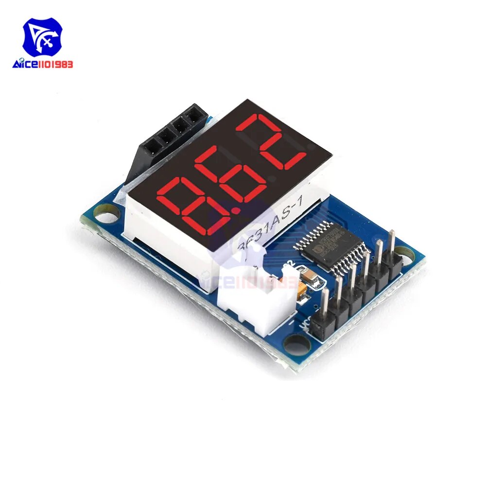 초음파 거리 측정 제어 보드 Rangefinder 3 비트 LED 디지털 디스플레이 HC-SR04 8 비트 MCU Arduino 로봇 [OPEN-ZTE18-02]