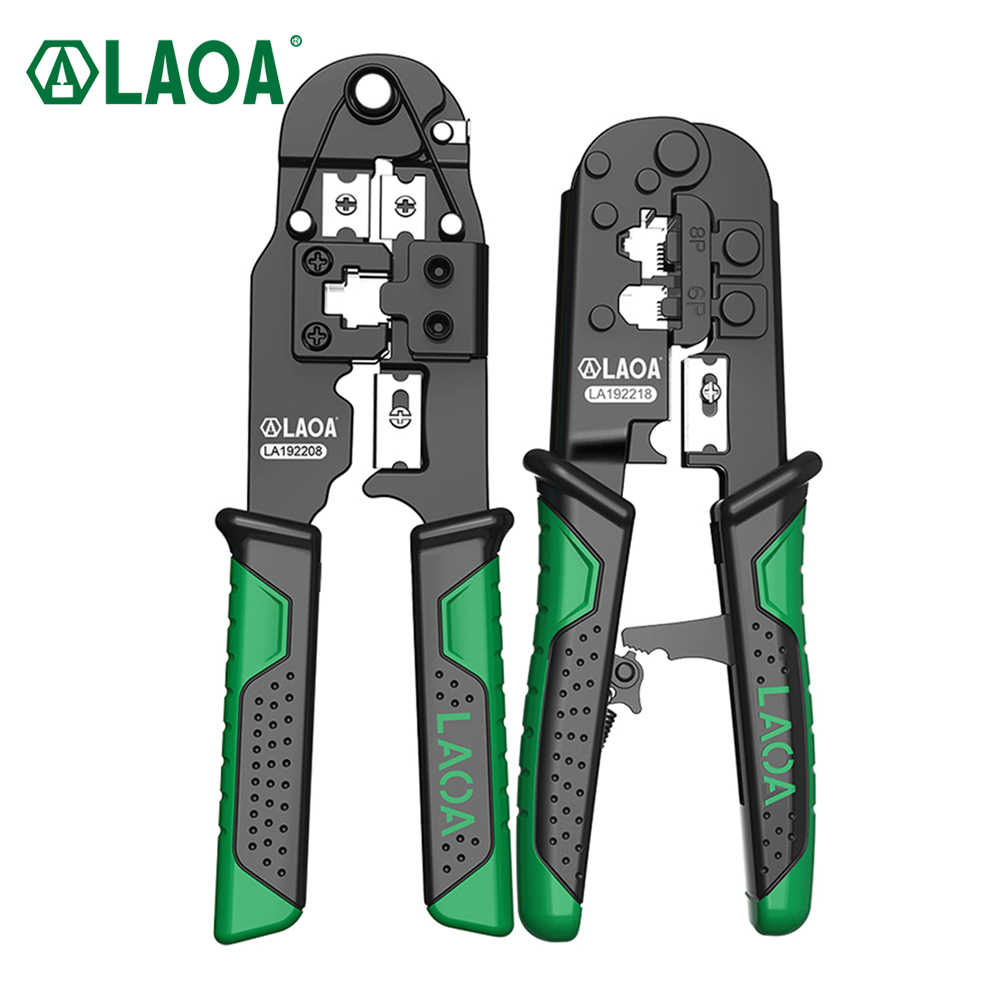 LAOA 래칫 와이어 플라이어 8P6P 스틸 와이어 플라이어 크리스탈 헤드 와이어 프레스 플라이어 3 가지 용도 세트 와이어 스트리핑 플라이어 [LAOA-84]