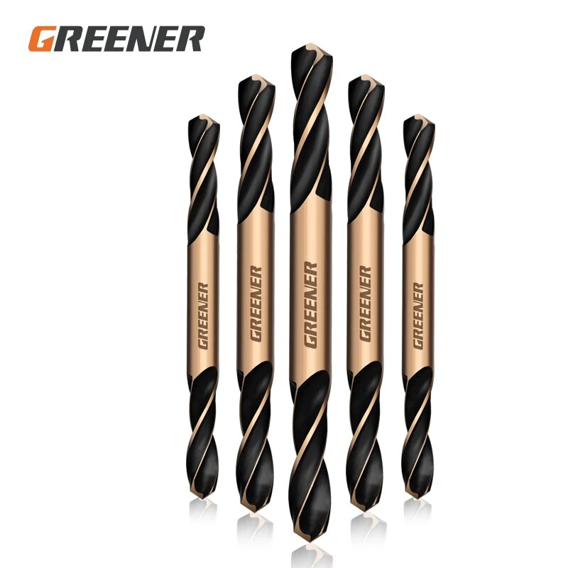 양날 오거 비트 금속 스테인레스 스틸 코발트 초경질 드릴 철 드릴링 3.5-6.0mm 드릴 비트 [GREENER-304]