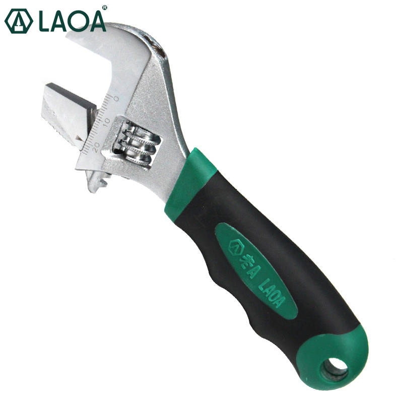 LAOA 6 인치 경량 조절 스패너 미니 조절 토크 임팩트 렌치 LA313106 [LAOA-171]