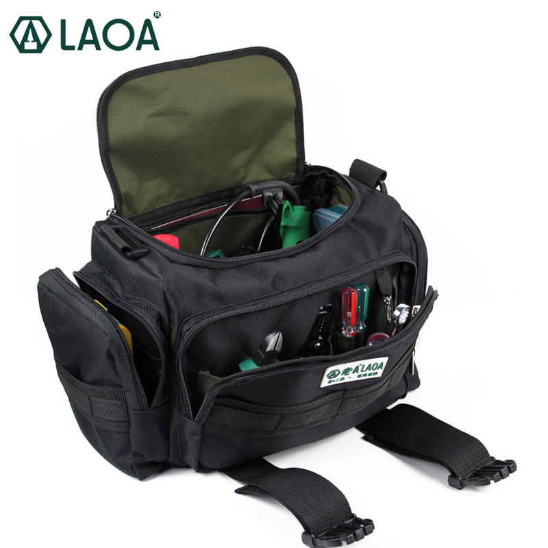 LAOA 더블 레이어 두꺼운 엔지니어 도구 가방 1680D LA212817 [LAOA-222]