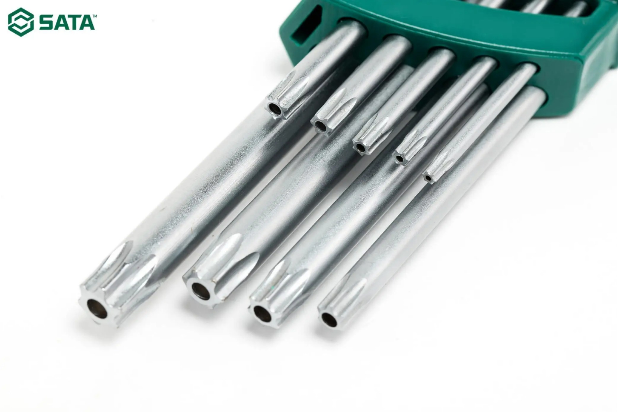 SATA S2 TT10 TT15 TT20 TT25 TT27 TT30 TT40 TT45 TT50 긴 팔 Torx 키 세트 09702 9 개 [SATA-42]