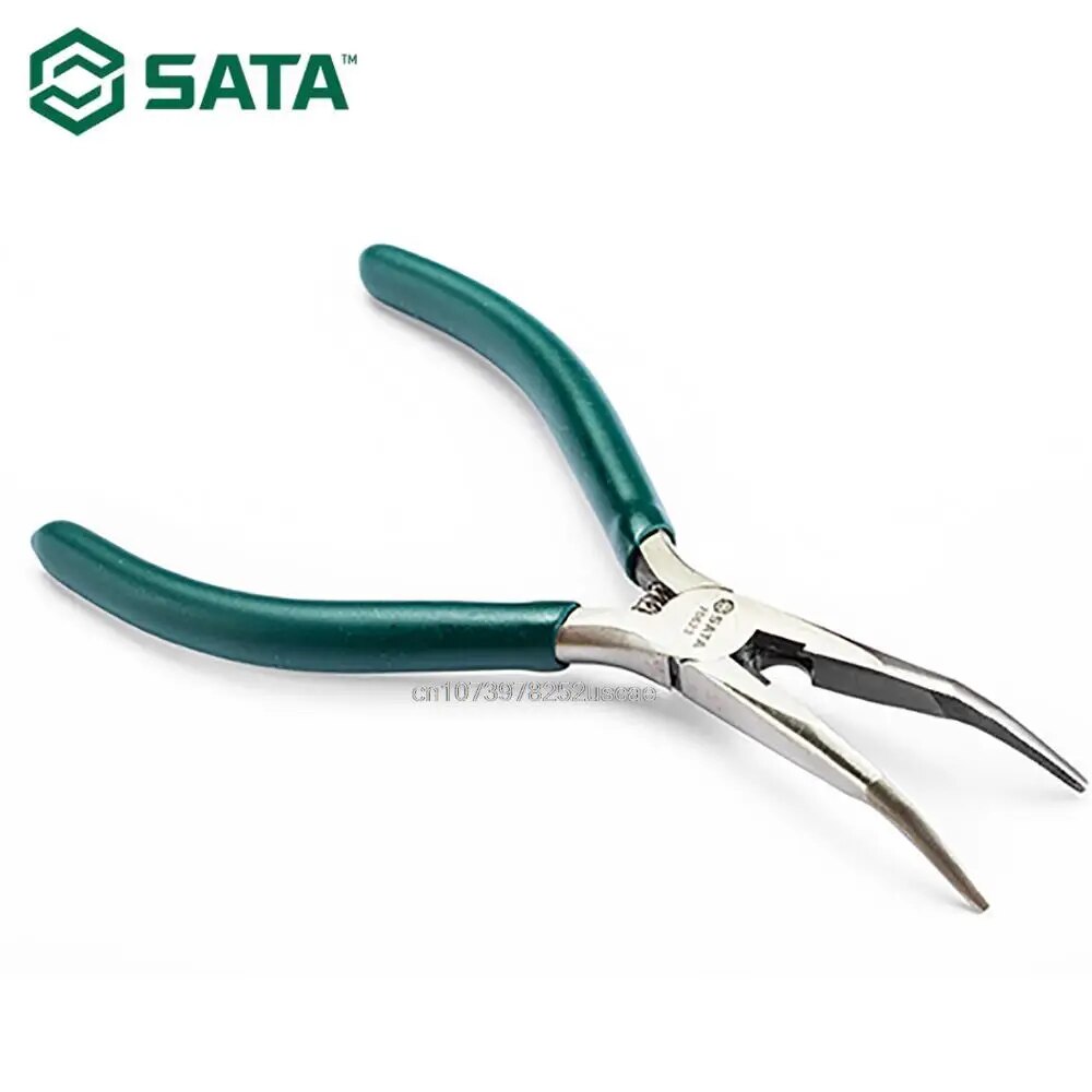 SATA CR-V 스틸 전자 앵글 롱 노즈 플라이어 6 inch 160MM 70623 [SATA-45]