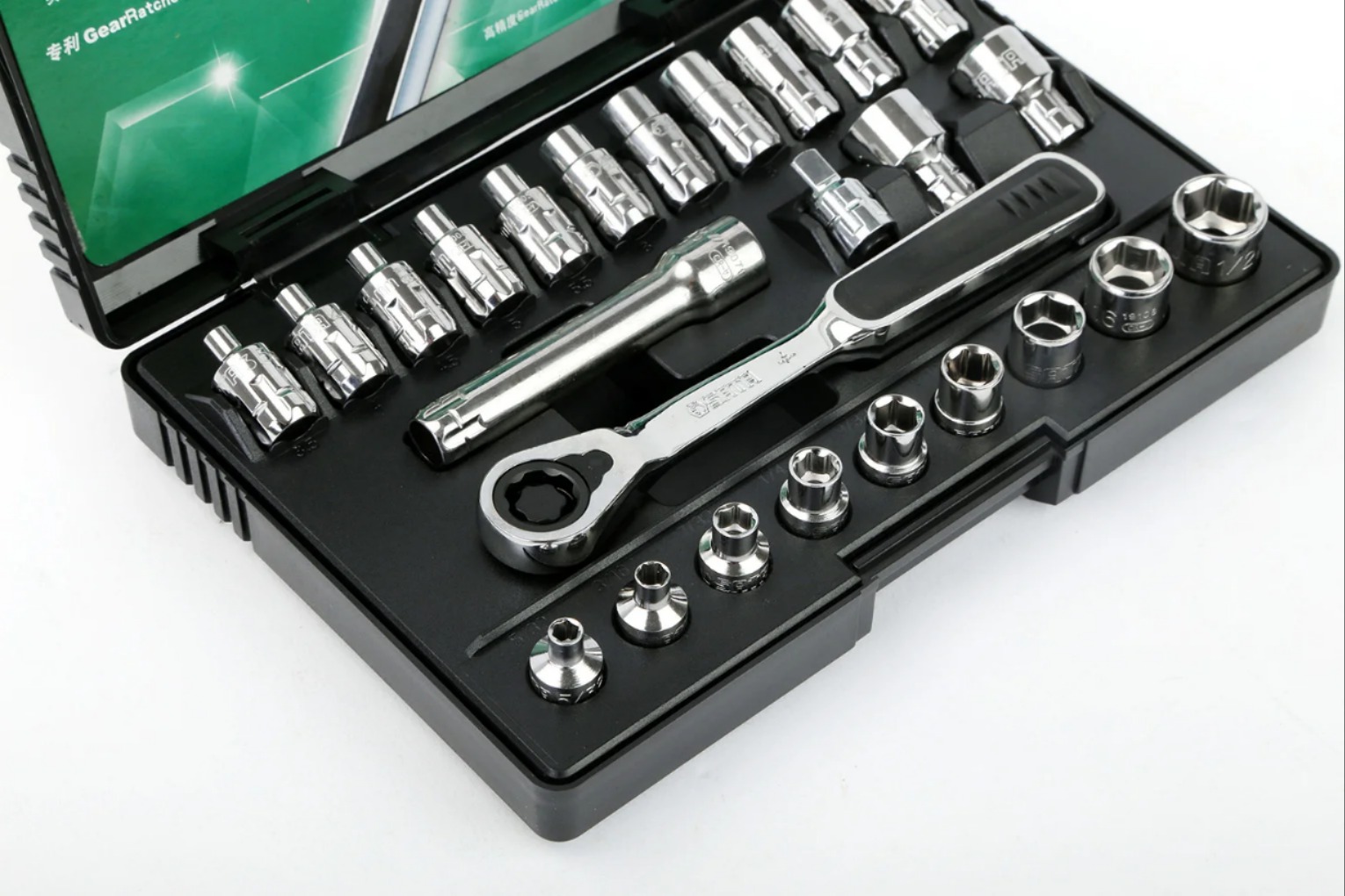 SATA 라쳇 소켓 렌치 세트 13MM 자동차 수리 도구 키트 25PCS 09131 [SATA-76]