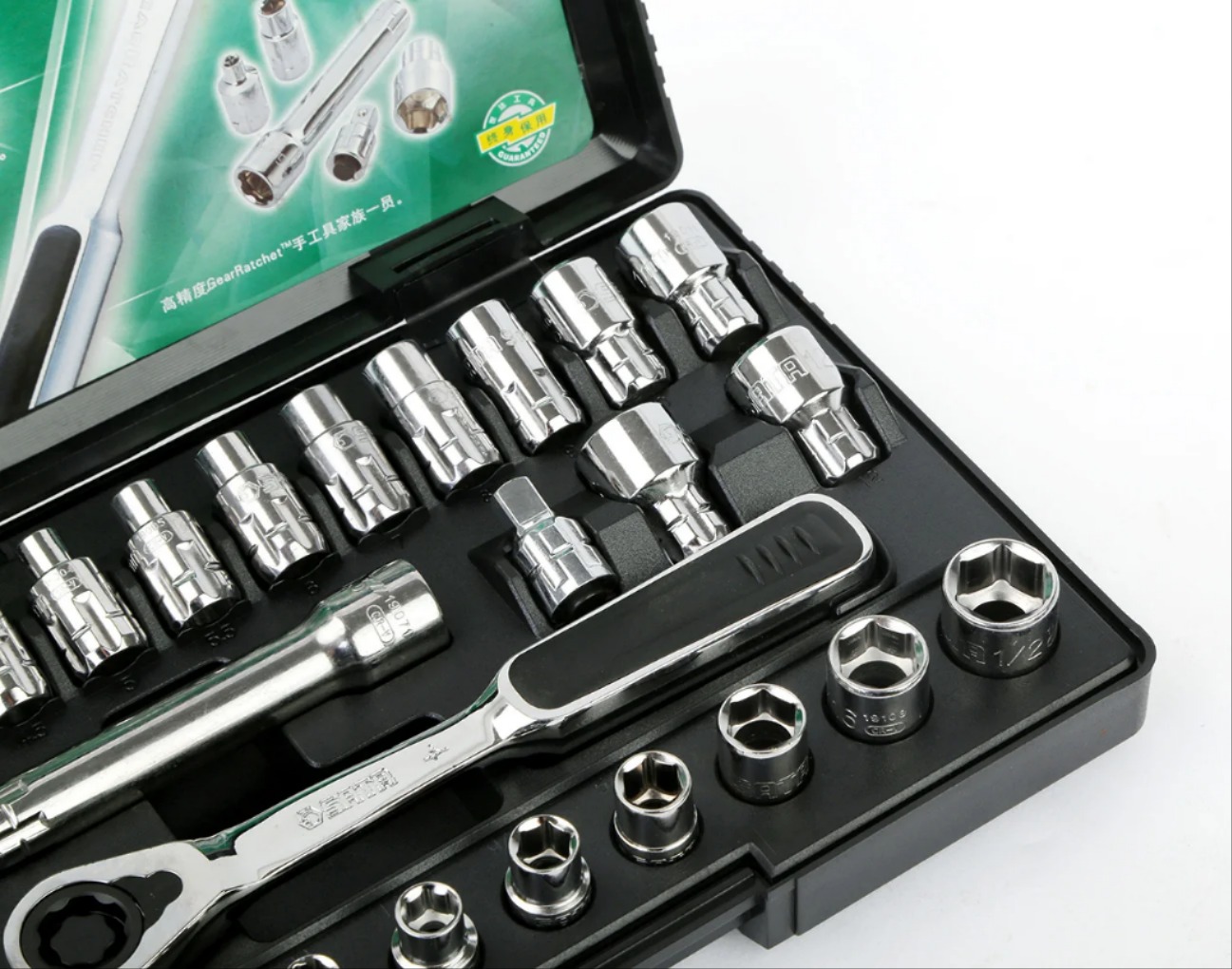 SATA 라쳇 소켓 렌치 세트 13MM 자동차 수리 도구 키트 25PCS 09131 [SATA-76]