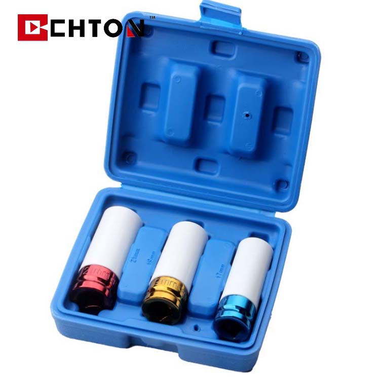 1/2 인치 깊은 미터 육각 비트 소켓 렌치 세트 3Pcs [CHTON-24]