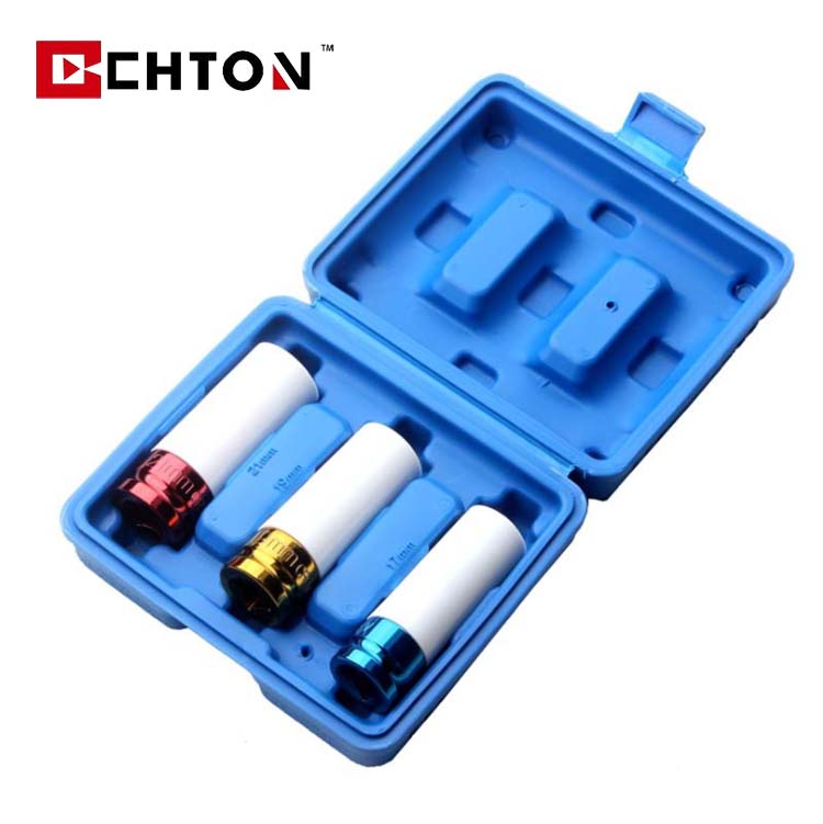 1/2 인치 깊은 미터 육각 비트 소켓 렌치 세트 3Pcs [CHTON-24]