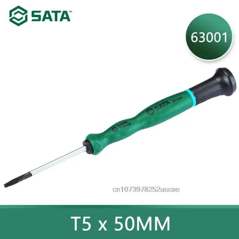 SATA 정밀 미니 마이크로 Torx 스크루 드라이버 회전 상단 T5x50 63001 [SATA-87]