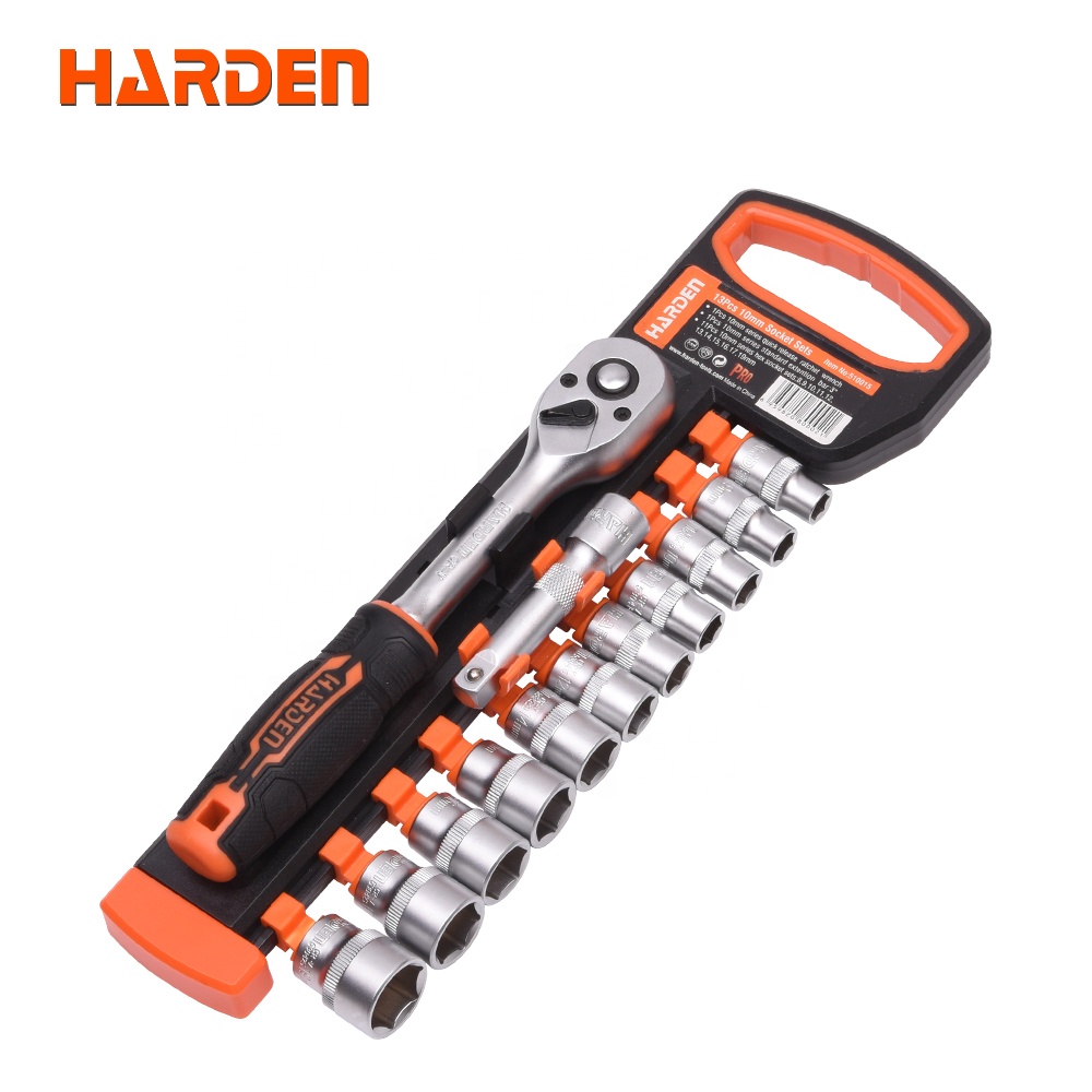 자동 수리 13PCS 3/8 inch 힘 소켓 세트 도구 세트 510015 [HARDEN-37]