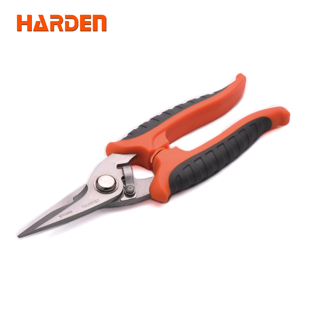 다목적 스테인레스 스틸 가위 헤비 듀티 케이블 절단 가위 커터 180mm 570363 [HARDEN-76]
