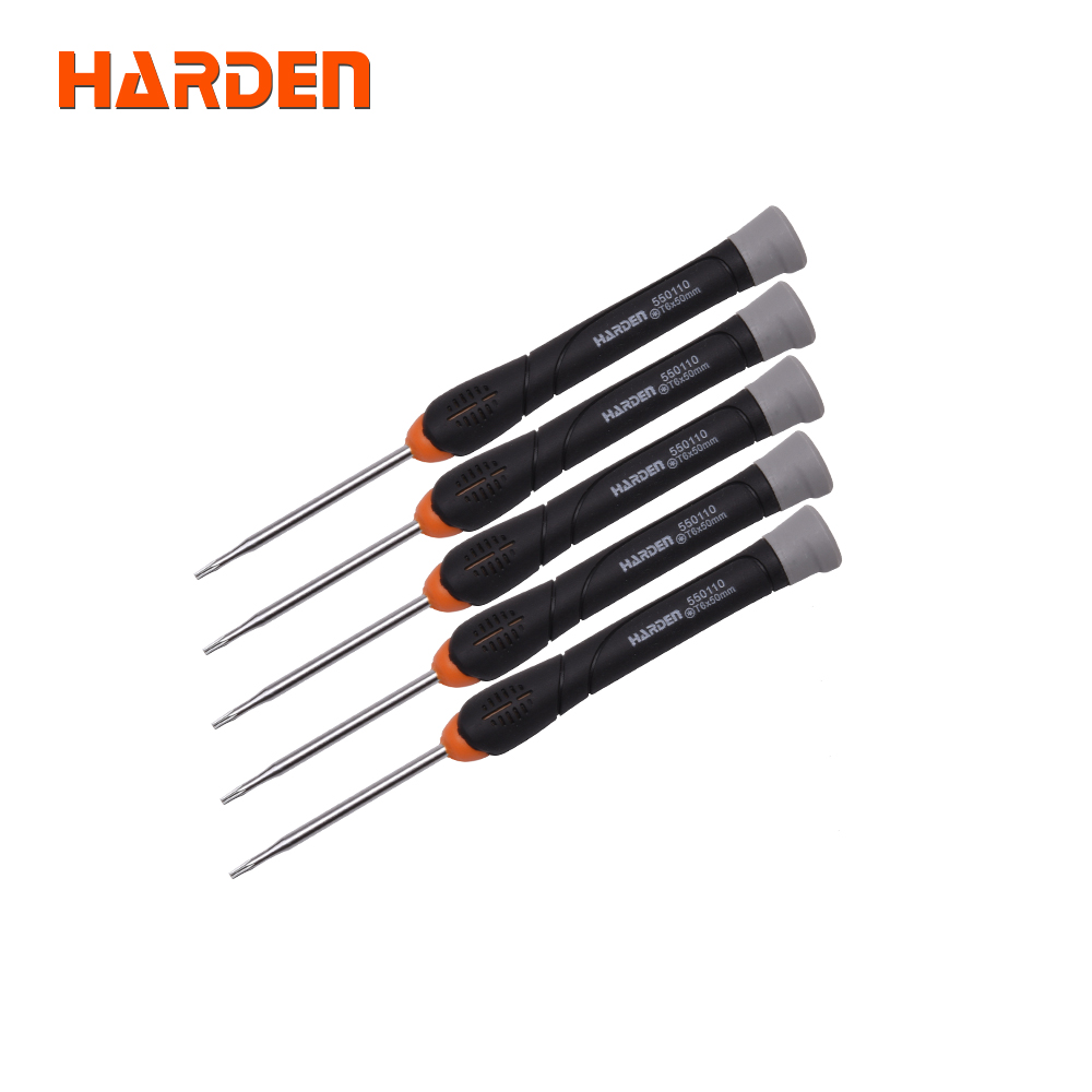 색깔 플라스틱 손잡이 정밀도 T10x50mm 소형 스크루드라이버 550112 [HARDEN-126]