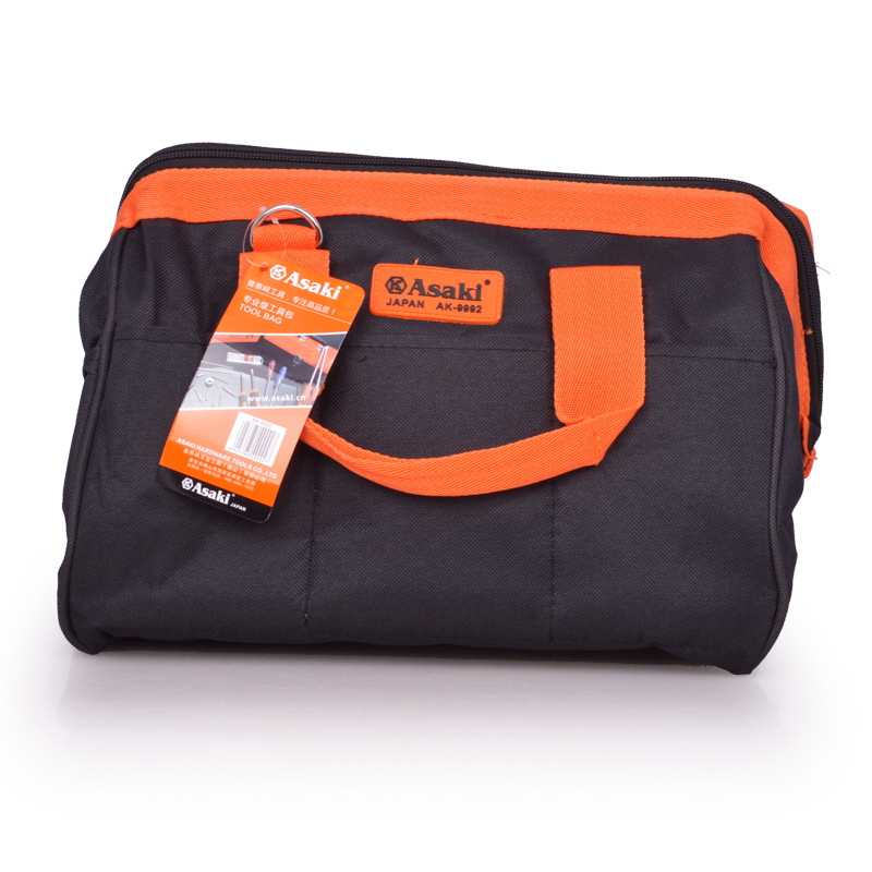 ASAKI AK-9992 고품질 600D 옥스포드 패브릭 펑크 증거 전기 도구 가방 스토리지 주최자 멀티 도구 수리 가방 [Asaki-72]