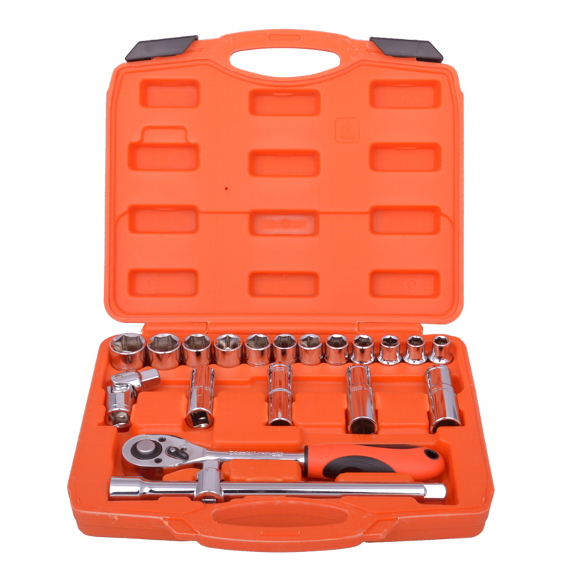 ASAKI 20PCS 가정용 하드웨어 조합 도구 세트 및 도구 키트 상자 손 도구 세트 AK-9765 [Asaki-91]