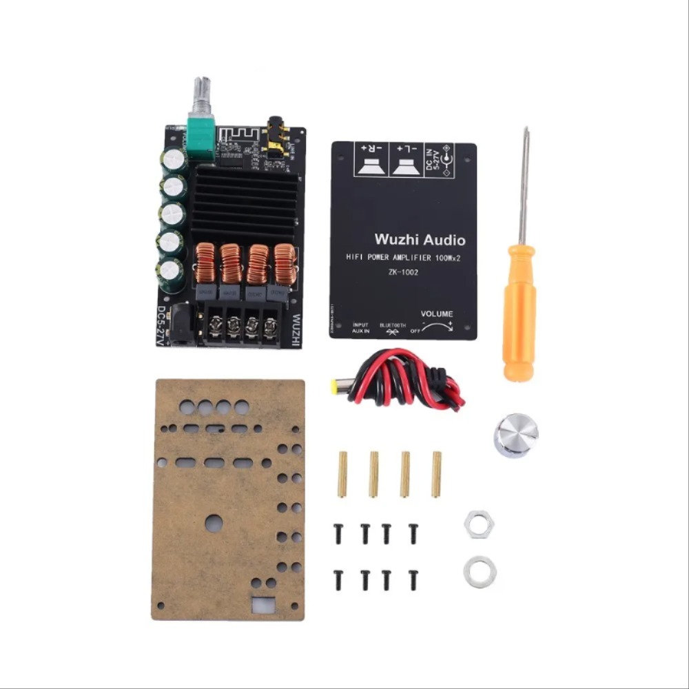 HIFI 100W X 2 TPA3116D2 블루투스 호환 파워 앰프 보드 스테레오 오디오 앰프 DIY 홈 시어터 DC 5-27V [DIY-293]