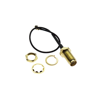SMA UFL 변환 아답터 연결 케이블 플러그 잭 10CM IPEX UFL [OPEN-CD001-014]