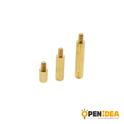 PCB 지지대 볼트 M2 황동 원형 PCB기판 연결 서포트 5+3MM 10+3MM 15+3MM (10ea) [OPEN-CM012-002]