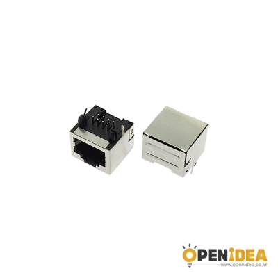 RJ45 랜케이블 커플러 연장 젠더 8C8P 내장 암 라이트앵글 커넥터 (1묶음/5개) [OPEN-CD003-001]