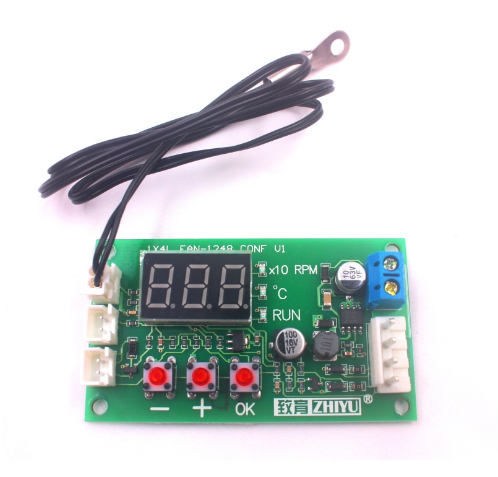 DC 12V 24V 48V 5A 2 3 4 와이어 PWM 모터 팬 속도 컨트롤러 온도 제어 지원 EC EBM 팬 [OPEN-ZTL45-03]