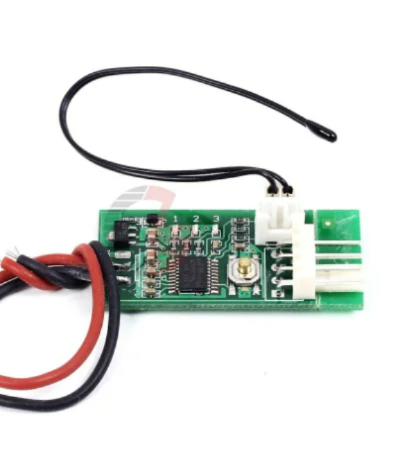 12V PWM DC 모터 온도 속도 컨트롤러 LED 라이트 CPU 팬 속도 조절기 제어 스위치 온도 조절기 4 와이어 센서 [OPEN-ZTL45-01]