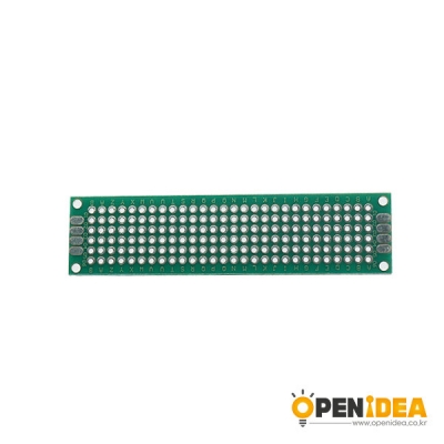 PCB 기판 만능 에폭시 회로판 양면 2.54mm 2X8CM [OPEN-PD001-001]