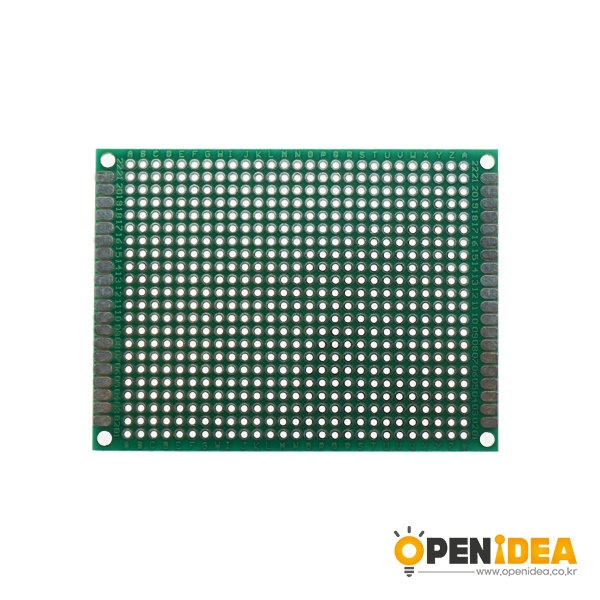 PCB 기판 만능 에폭시 회로판 양면 2.54mm 6X8CM [OPEN-PD001-004]
