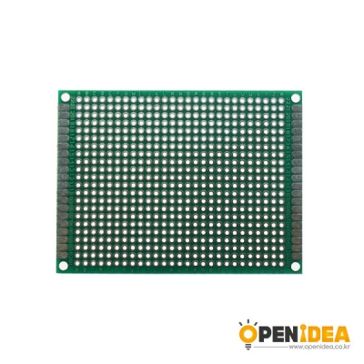 PCB 기판 만능 에폭시 회로판 양면 2.54mm 6X8CM [OPEN-PD001-004]