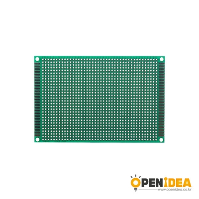 PCB 기판 만능 에폭시 회로판 양면 2.54mm 8X12CM [OPEN-PD001-005]