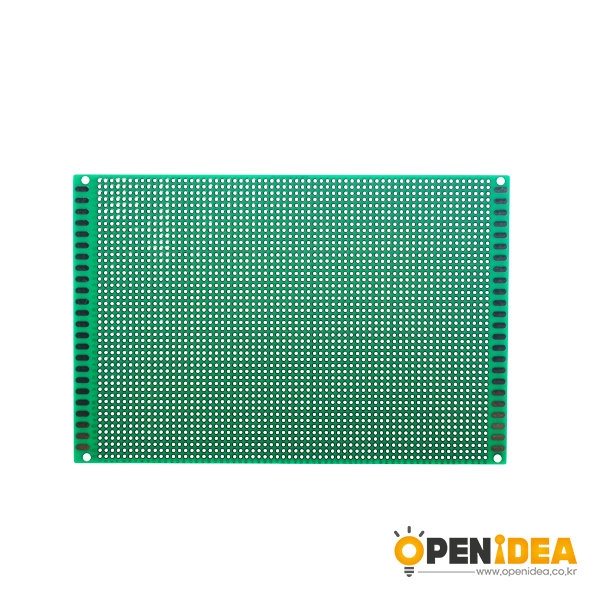 PCB 기판 만능 에폭시 회로판 양면 2.54mm 12X18CM [OPEN-PD001-006]