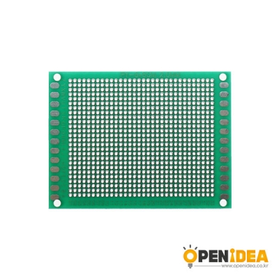 PCB 만능기판 양면 6X8CM 2.00mm [OPEN-PB001-001]