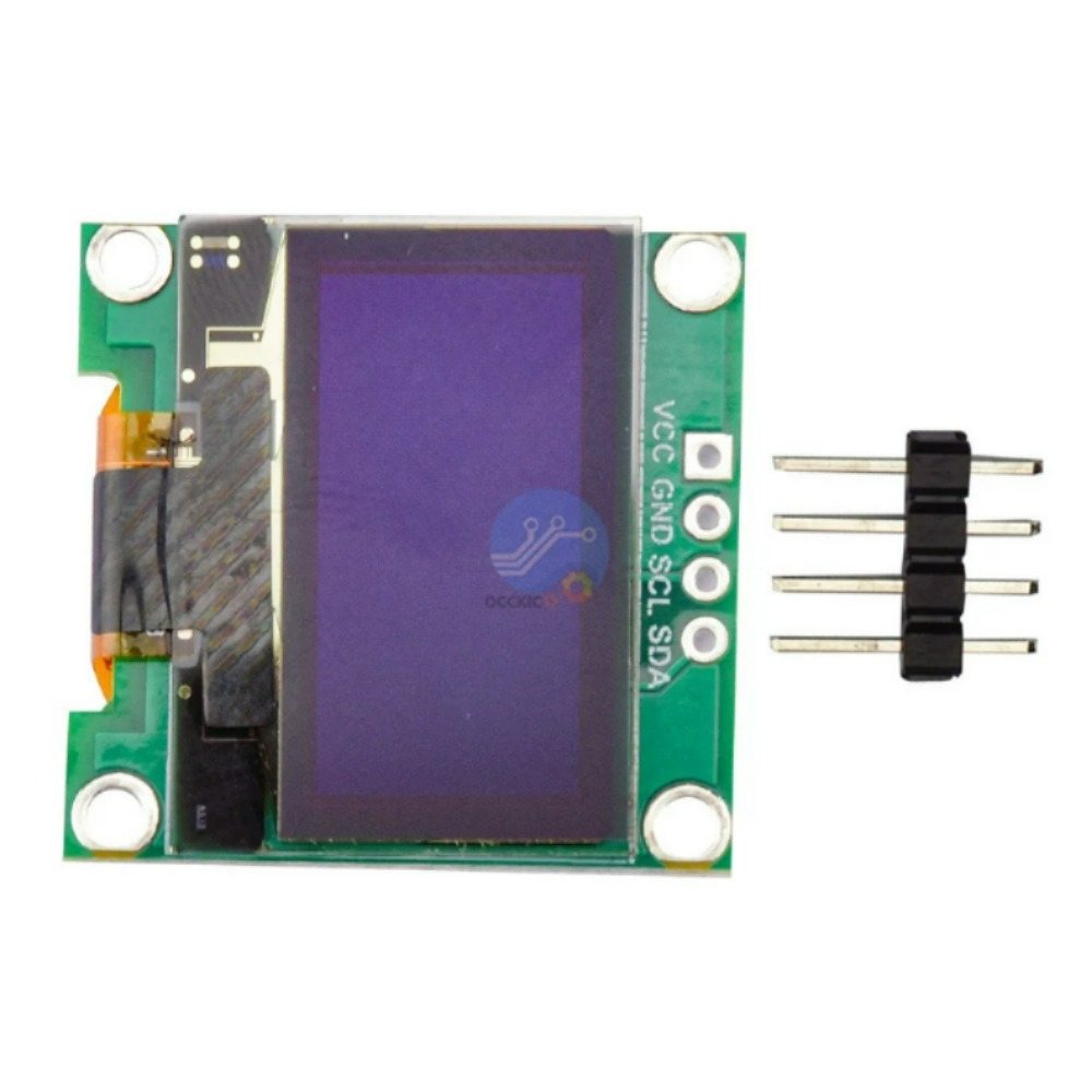 0.96 인치 OLED 모듈 IIC I2C 인터페이스 드라이버 128x64 해상도 블루 디스플레이 [OPEN-ZTI44-04]