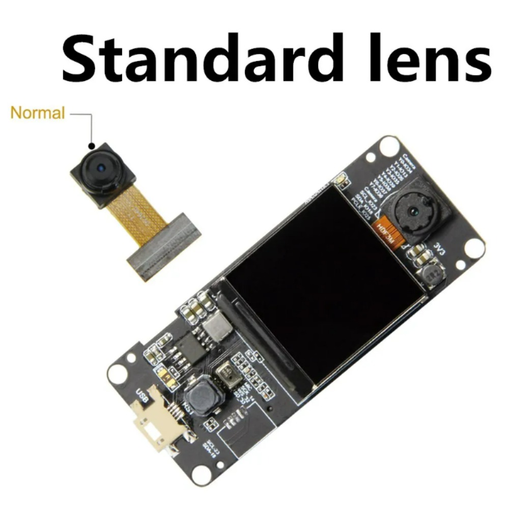 TTGO T-Camera Plus CH9102F Q293 표준판 와이파이 카메라 렌즈 MPU6050 확장팩 OV2640 [OPEN-ZTS15-04]
